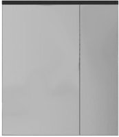 Зеркальный шкаф Roca Ronda 70 ZRU9302969 с подсветкой Белый глянец Антрацит