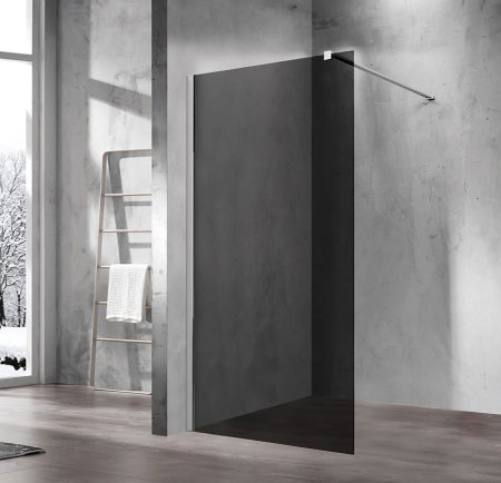 Душевая перегородка Vincea Walk-In 100 VSW-1H100CG профиль Хром стекло тонированное 