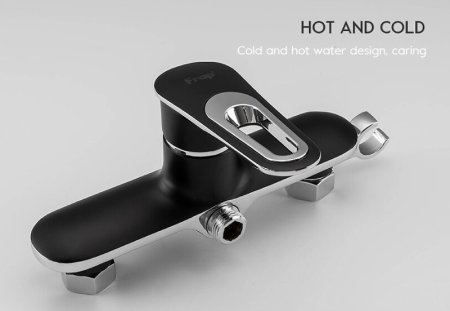 Гигиенический душ со смесителем Frap H49-6 F2049-6 Черный матовый Хром 