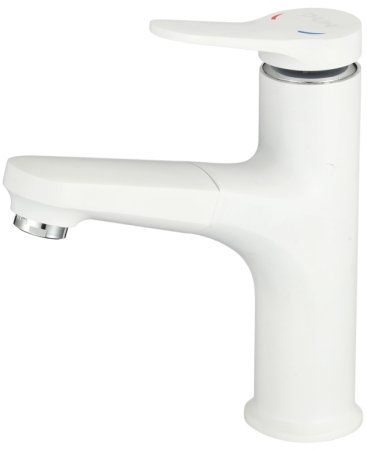 Смеситель для раковины D-Lin D158367-C, белый 