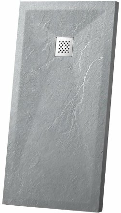 Душевой поддон из искусственного камня Vincea 100x90 VST-4SR9010G Серый 