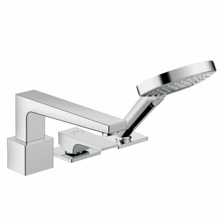 Смеситель Hansgrohe Metropol 32551000 на борт ванны на 3 отверстия 