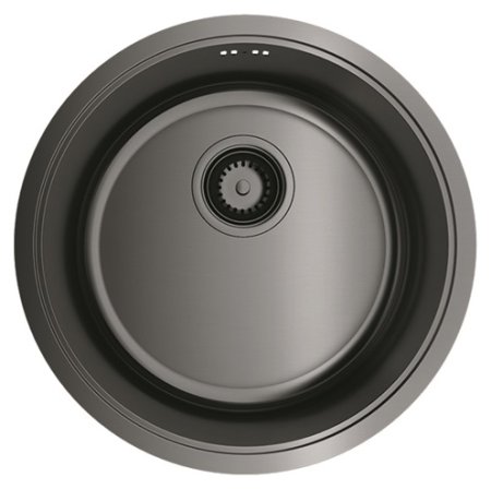 Мойка кухонная Omoikiri Toya 42-GM вороненая сталь 