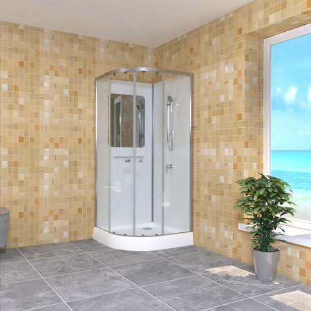 Душевая кабина RGW Andaman AN-208 80x80х200 см, профиль хром матовый 