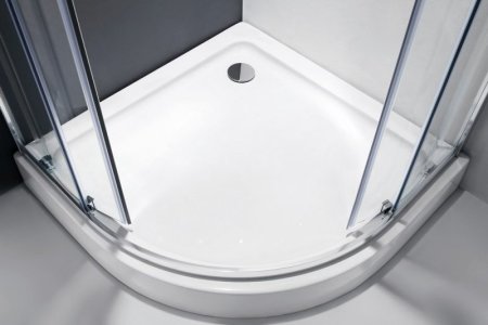 Душевой уголок Cezares Molveno R 2 80 C Cr IV стекло прозрачное 