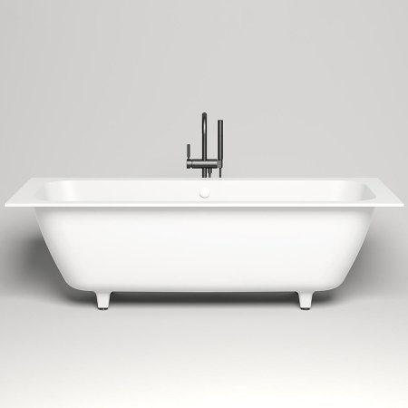 Ванна из искусственного камня Salini Orlanda Axis 190х80 103221M Белая матовая 