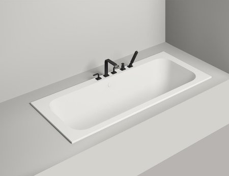 Ванна из искусственного камня Salini Orlanda Axis 190х80 103221M Белая матовая 