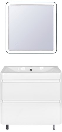 Тумба под раковину Style Line Атлантика Люкс Plus 60 СС-00002208 Антискрейч 