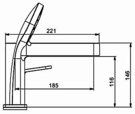 Смеситель на борт ванны Gappo G99-30 G1199-30 Сатин 