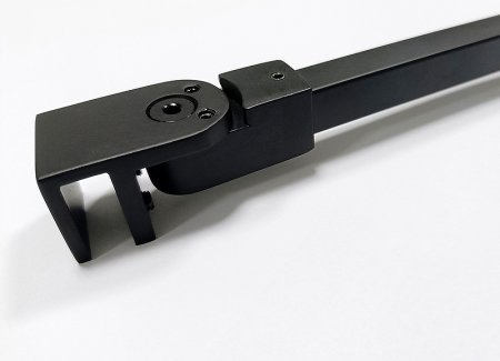 Душевая перегородка Abber Schwarzer Diamant 90 AG90BS профиль Черный стекло прозрачное 