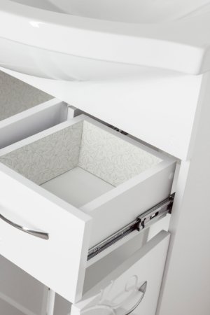 Тумба под раковину Style Line Эко Фьюжн 26 Эльбрус 80 Белый глянец 