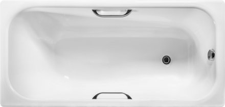 Чугунная ванна Wotte Start 160x75 см. с ручками 