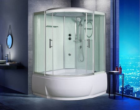 Душевая кабина WeltWasser WW500 Emmer 12055-2 120х120 10000004656 профиль Хром стекло прозрачное 