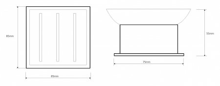 Мыльница Bemeta Plaza 140108191 
