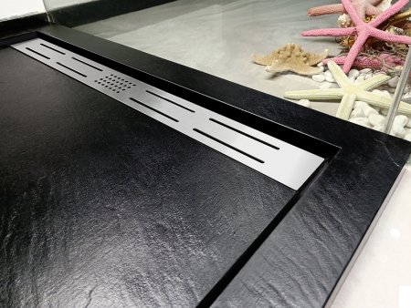 Душевой поддон из искусственного камня WeltWasser WW TRR 90 STONE-BL 90x90 10000004385 Черный 
