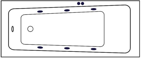 Акриловая ванна Excellent Ava WAEX.AVA16.SOFT 160x70 