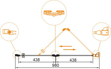 Душевая дверь в нишу Cezares Elena BS12 100 P Cr L 
