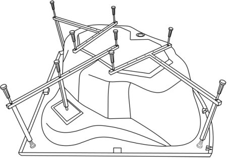 Акриловая ванна Excellent Glamour 150x150 см 