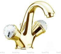 Смеситель для раковины Fiore XT SKY (SWAROVSKI®) 17OO0623, золото