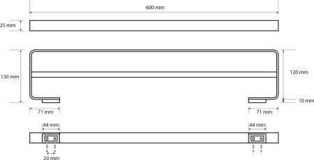 Полотенцедержатель Bemeta Solo 139104052 