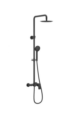 Душевая стойка Excellent Rain Altar AREX.SY.781BL черная матовая 
