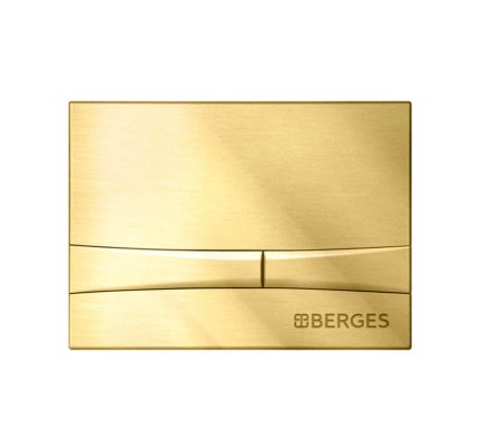 Кнопка смыва Berges Novum F9 золото глянец 
