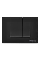 Кнопка смыва Berges Wasserhaus Novum S5 Soft Touch черная