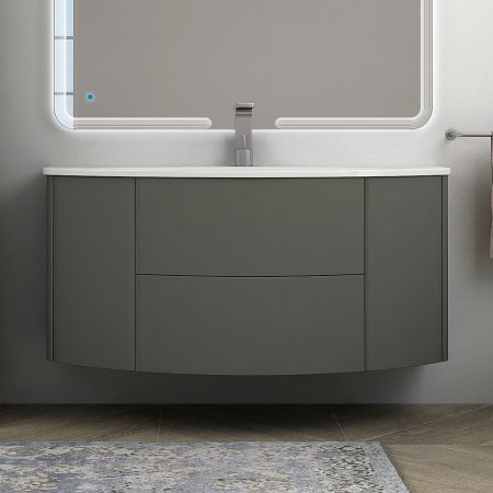 Тумба с раковиной Cezares Eden 120 grigio talpa opaco 