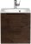 Тумба с раковиной дверцей и полкой, правосторонняя BelBagno ETNA-500-1A-SO-RW-P-R Rovere Moro 