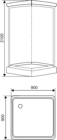 Душевая кабина Arcus S-41 