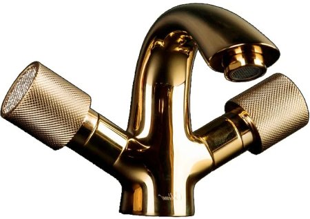 Смеситель для раковины Boheme Royal Cristal 291-Royal Золото 