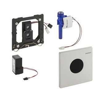 Привод бесконтактного смыва Geberit HyTronic Mambo 116.033.FW.1 для писсуара, работа от батарей 