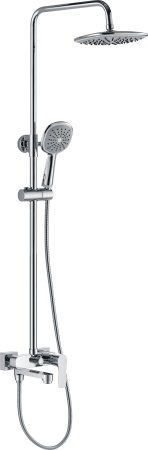 Смеситель с душевой стойкой HAIBA HB2401 хром 