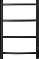 Полотенцесушитель электрический Point Афина PN04846B П4 400x600 диммер справа, черный