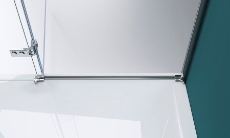 Душевая дверь BelBagno Kraft 100 KRAFT-B-12-60/40-C-Cr-R профиль Хром стекло прозрачное 