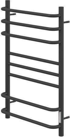 Полотенцесушитель электрический Point Сатурн PN90858B П8 500x800 диммер справа, черный 