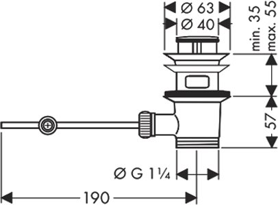 Смеситель Axor Citterio для раковины, с подводкой 