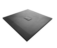 Поддон для душа WasserKRAFT Elbe 74T19 100х100 см, черный