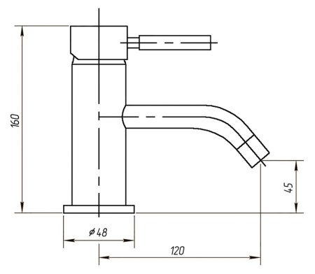 Смеситель Migliore Fortis ML.FRT-5313 Cr для раковины 