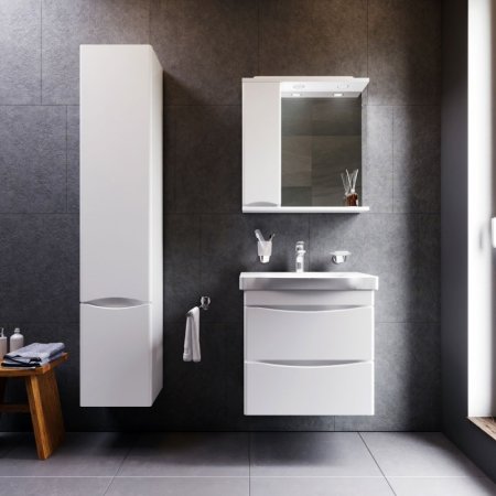 Зеркало со шкафом AM.PM Like 65 L M80MPL0651WG с подсветкой Белый 