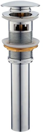 Донный клапан Rose RS12, хром 