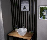 Раковина CeramaLux 9074 накладная