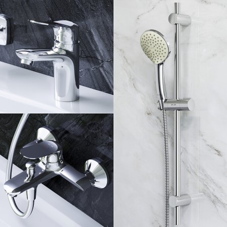 Комплект смесителей AM.PM Sunny F40985C00 Хром 