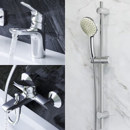 Комплект смесителей AM.PM Sunny F40985C00 Хром 