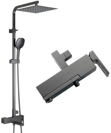 Душевая система Gappo G17-9 G2417-9 Оружейная сталь 