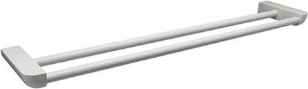 Полотенцедержатель WasserKRAFT Kammel K-8340WHITE двойной 