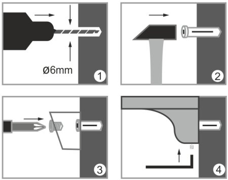 Полотенцедержатель WasserKRAFT Kammel K-8340WHITE двойной 