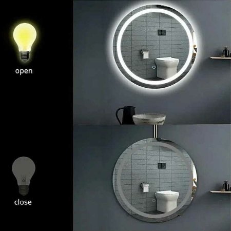 Зеркало Gappo 60 G603 с подсветкой с сенсорным выключателем 