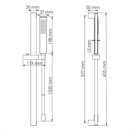 Душевой гарнитур WasserKRAFT A143 