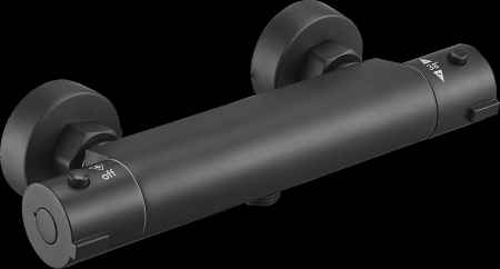 Термостат для душа ESKO Mikros, (T3080 Black) 